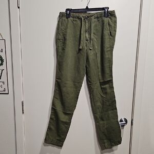 GAP Men's Olive Drawstring Chinos